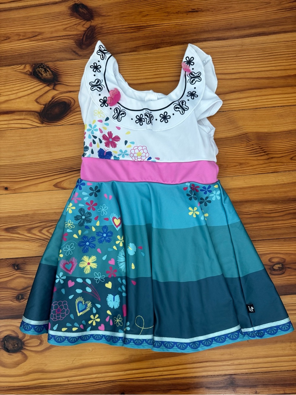 Girls Little Adventures Encanto Mirabel Dress size 4 EUC